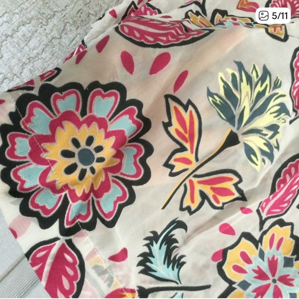 Rag & Bone Floral Mare Cropped Silk Blouse/Shirt NWT $350 Medium - Picture 5 of 11